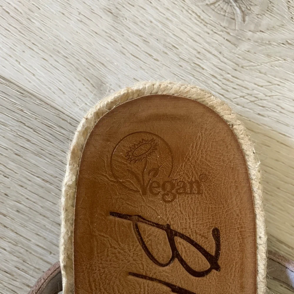 Blowfish Malibu Womens Faux Leather Cork‎ 8.5 Sandls stylish beach summer spring